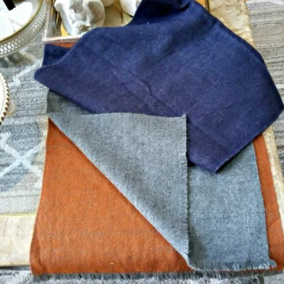 COLOR BLOCK STRIPE WRAP SCARF OH MY!! - Picture 2 of 4